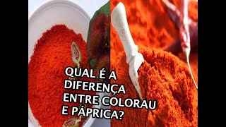 Qual é a diferença entre colorau páprica doce picante e defumada [upl. by Audre914]