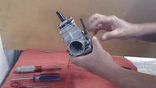 Break Down and Anatomy of the Mikuni TM 28 Flat Side Carburetor with Pump Around Fuel System [upl. by Attennaej]