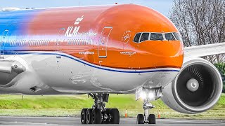 200 CLOSE UP TAKEOFFS and LANDINGS in 2 HOURS  Amsterdam Airport Schiphol Plane Spotting AMSEHAM [upl. by Ullman]