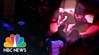 5Foot1 Woman Floors Nightclub Bouncer After Slap On Backside  NBC News [upl. by Kai]