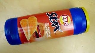 Lays Stax  All American Cheeseburger [upl. by Jarib]