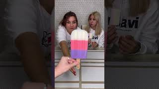 Choose ice cream challenge 😂 Why did she replace real snow ice cream shorts Best video by Hmelkofm [upl. by Jacobina]