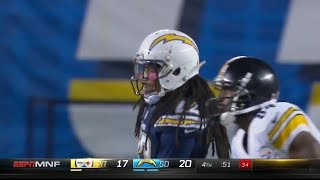 Antonio Brown vs Jason Verrett 2015  WR vs CB Matchup [upl. by Eninnej]