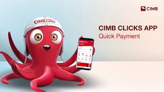 Quick Payment with the allnew CIMB Clicks Mobile App [upl. by Maris850]