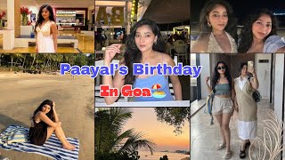 Celebrated thepaayaljain Birthday in Goa🏖️🎂 [upl. by Ansaev679]