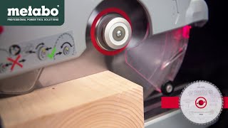 Metabo Kreissägeblätter quotprecision cut woodquot [upl. by Guillermo]