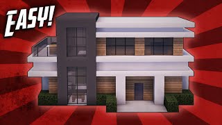 Minecraft How To Build A Small Modern House Tutorial 18 [upl. by Notsahc]