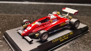 altaya 143 ferrari 126 c2 f1 1982 Didier pironi formula 1 diecast model car [upl. by Assilac284]