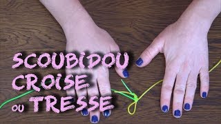 Comment faire des scoubidous avec Youly 3 le croisé ou tressé technique de base [upl. by Rayle]