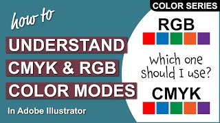 How to Understand CMYK and RGB Color Modes in Adobe Illustrator [upl. by Cornela471]