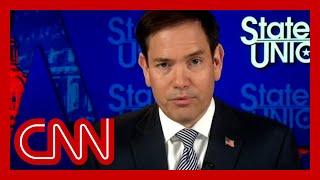 Marco Rubio reacts to Trump threatening NATO country to pay up [upl. by Hnamik]