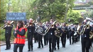 St Austell marching up to Diggle Whit Friday contest 2012wmv [upl. by Anotyad]