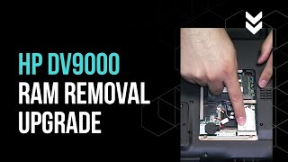 HP DV9000 RAM Removal Upgrade [upl. by Dominica]