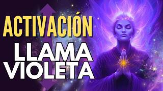 LA LLAMA VIOLETA PARA TRANSMUTACIÓN  KARMA amp SANACIÓN MEDITACIÓN [upl. by Nylirek]