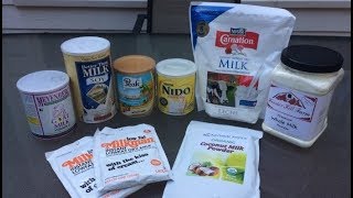 8 Best Powdered Milk Brands Taste Test RESULTS [upl. by Komarek]