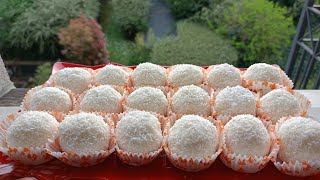 Raffaello boule de coco 😋 gâteau sans cuisson avec 2 ingrédients seulement 😋 [upl. by Irrej13]