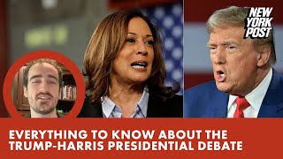 Everything to know about the Donald TrumpKamala Harris presidential debate [upl. by Eerihs]