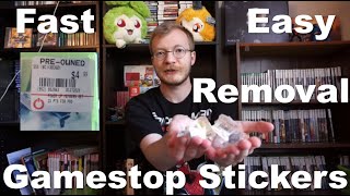 Best way to remove Gamestop stickers from game cases [upl. by Aihseuqal]