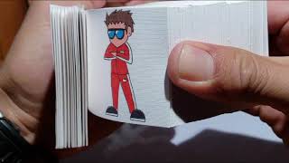 Rubius bailando Fornite  Justice Orange  flipbook [upl. by Aytak]