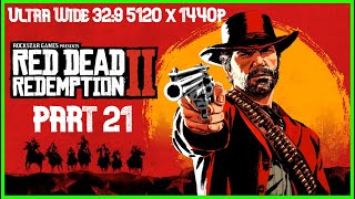 Robbing a Riverboat  Red Dead Redemption 2 Part 21 Ultrawide Playthrough Unedited 329 [upl. by Asiilanna]