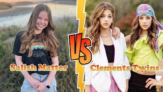 Clements Twins Ava And Leah Clements VS Salish Matter Transformation 👑 New Stars From Baby To 2023 [upl. by Ferrell]