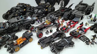 HUGE LEGO BATMOBILE COLLECTION OVERVIEW [upl. by Schurman34]