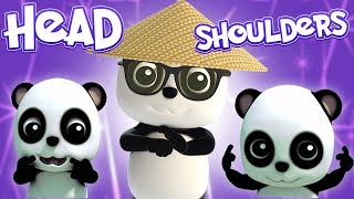 Tête Épaules Genoux Et Orteils  Comptines  Chansons Panda Bao  Head Shoulders  Kids Tv Française [upl. by Mercuri448]