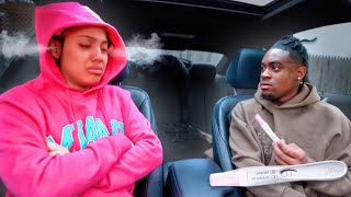 I GOT ANOTHER GIRL PREGO PRANK  SHE CRIED [upl. by Etnaud]