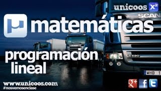 Programacion lineal  Transporte 01 BACHILLERATO matematicas selectividad [upl. by Roxana83]