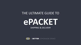 ePacket Tracking ePacket Shipping ePacket Delivery  Everything you Need to Know [upl. by Atnim]