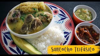 EL MEJOR SANCOCHO TRIFASICO  RECETA COLOMBIANA [upl. by Pittman]