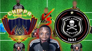 ORLANDO PIRATES LINE UP VS CHIPPA UNITED REVEALED [upl. by Eittam]