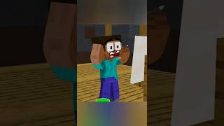 Steves son likes to draw✍️ Minecraft animation minecraft shoets [upl. by Ahsuatan]