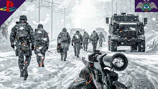 Snowy MountainRealistic Gameplay Call Of Duty Cold War [upl. by Bogart]