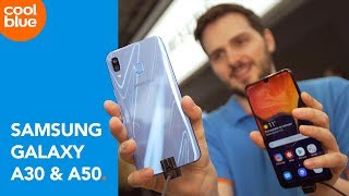 Nieuwe Galaxy Aserie van Samsung  Samsung Galaxy A30 amp A50 [upl. by Nhguahs]