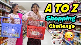 😂🔥Buying Everything in ALPHABETICAL ORDER  😜Craziest AZ Shopping Challenge  Ammu Times [upl. by Sydel]