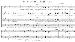 How Beautiful Upon the Mountains  John Stainer  Manchester Chorale [upl. by Anglim]