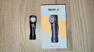 Wurkkos HD10 Mini Angle FlashlightUSB C Rechargeable 14500 Headlamp 1200LM RGB [upl. by Abibah837]