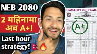 How to get A in NEB Class 12 Board Examinations in 2 months🤔  How to prepare for NEB Exams 🇳🇵🔥 [upl. by Ignazio982]