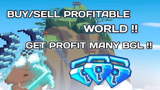 BUYING PROFITABLE WORLD  GET TONS PROFIT   Growtopia [upl. by Eiwoh]