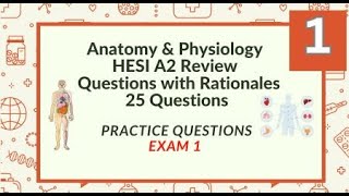 HESI A2 Anatomy and Physiology Practice Test 25 Questions Test 1 [upl. by Outlaw]