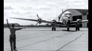 Capital Douglas DC4  quotArrival Cincinnatiquot  1948 [upl. by Rogovy]