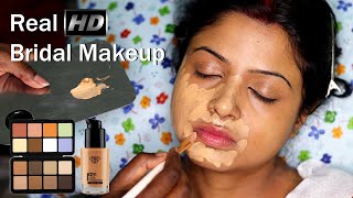 Winter HD Bridal Makeup  Best Bridal Makeup For Beginners Step By Step Makeup Tutorial [upl. by Halil]