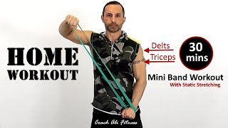 Arms amp Shoulders Delts amp Triceps Mini Band Toning Workout for Athletic Looking Arms  By Coach Ali [upl. by Wadsworth452]