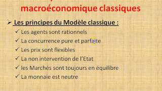 Macroéconomie S2 partie 8 quot le modèle macroéconomique classique 15 quot [upl. by Shivers]