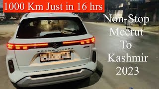 Meerut To Kashmir Road Trip 2023  Grand Vitara Mileage Test 2023  Grand Vitara Road Trip 2023 [upl. by Steen]