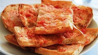 Como Hacer Pan con Tomate o Pan Tumaca [upl. by Aneehsram]