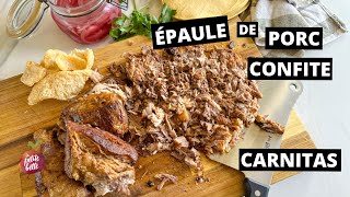 ÉPAULE DE PORC CONFITE 🐷 les tacos carnitas la petite bette [upl. by Fonseca661]