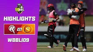 Melbourne Renegades v Perth Scorchers  WBBL09 [upl. by Dhiman]