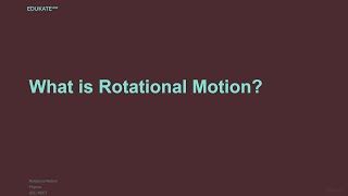 What is Rotational Motion [upl. by Romilda]